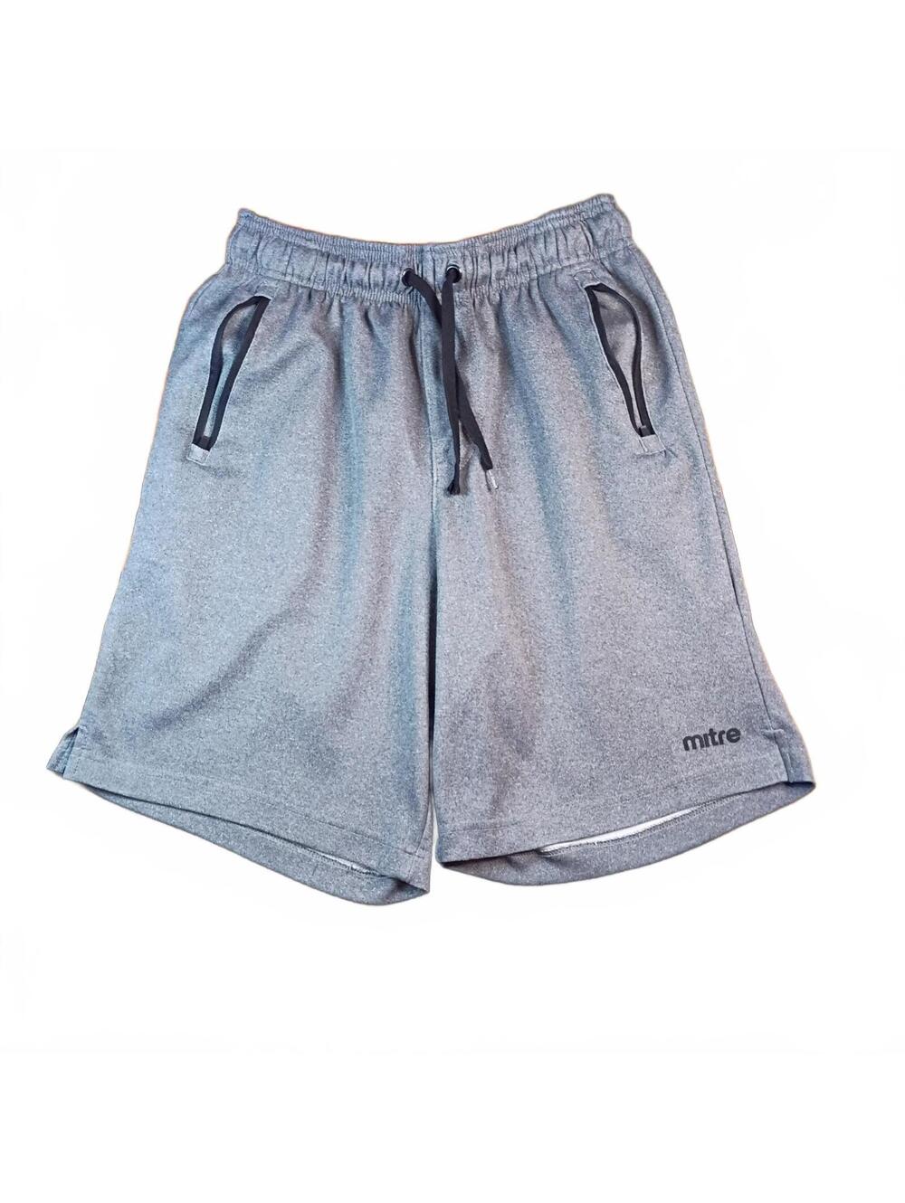 Mitre Men's Gray Athletic Shorts Size Small